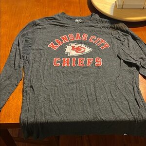 47 Kansas City Chiefs Charcoal Long Sleeve Tee